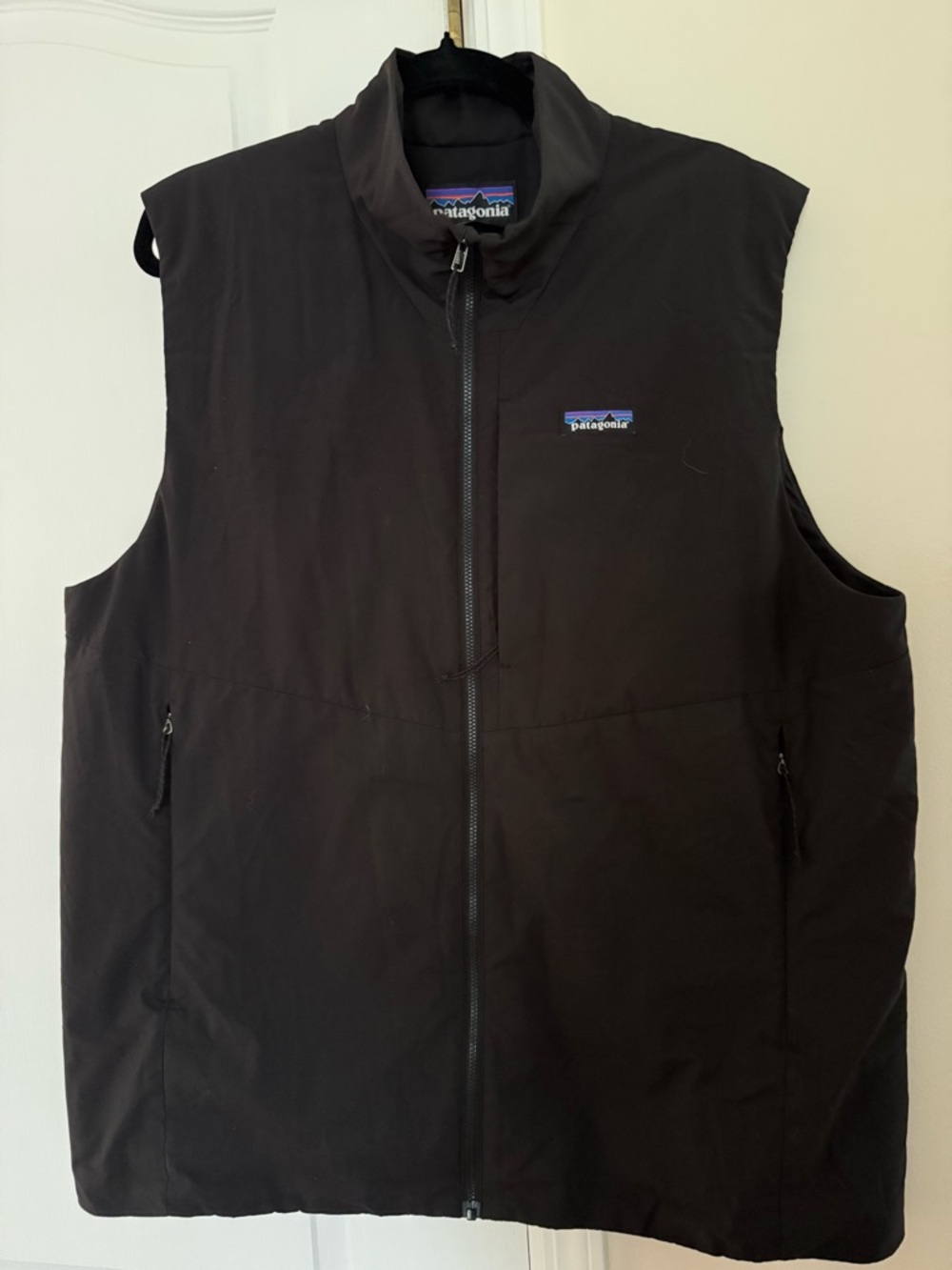Patagonia Black Sleeveless Zip-Front Vest